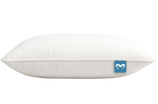 MelaSleep kussen in de zachte instelling, laag profiel met één inleg
